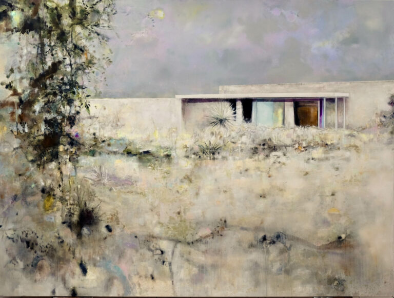 CAROLA SCHAPALS Somewhereplace of retreat 2024 oil on canvas 120x160cmDSCF2661 Kopie